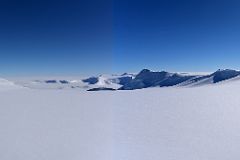02A Panoramic View Of Branscomb Glacier And Boyce Ridge At Mount Vinson Base Camp